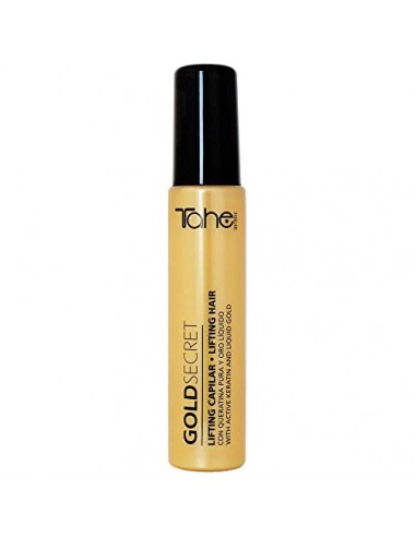 Tahe Gold Lifting Capilar Secret Gold para Cabellos Deshidratados Encrespados y Sin Brillo Con Queratina Pura y Oro Líquido, 50 