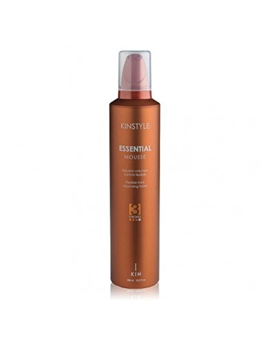 Espuma de volumen de fijación flexible, espuma de volumen con fijación flexible, Essential Mousse Kin Cosmetics