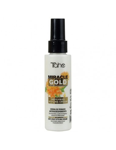 Tahe Miracle Gold Crema de Peinado Antiencespamiento, 100 ml