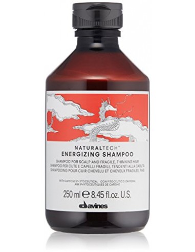 Davines Natural Tech Energizing – Champú Para cabellos finos, fragiles y con tendencia a la caída