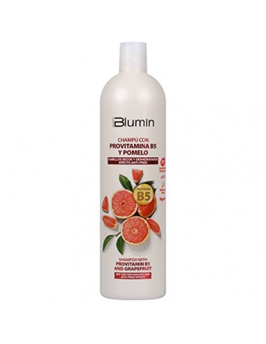 Blumin Champú efecto Anti-Frizz con Pomelo y Provitamina B5, Cabellos Secos y Deshidratados, 1000 ml